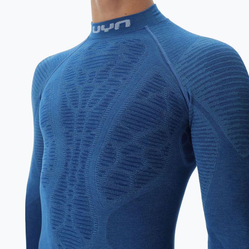 Чоловіча термоактивна кофта UYN Elevatyon Biomorph Turtle Neck blue atoll 5