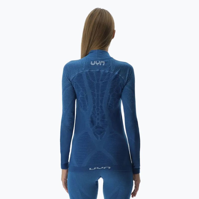 Жіноча термоактивна кофта UYN Elevation Biomorph LS Turtle Neck blue atoll 3