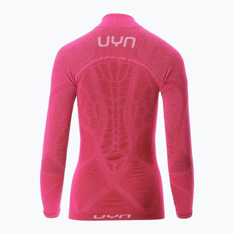 Жіноча термоактивна кофта UYN Elevation Biomorph LS Turtle Neck pink yarrow 8