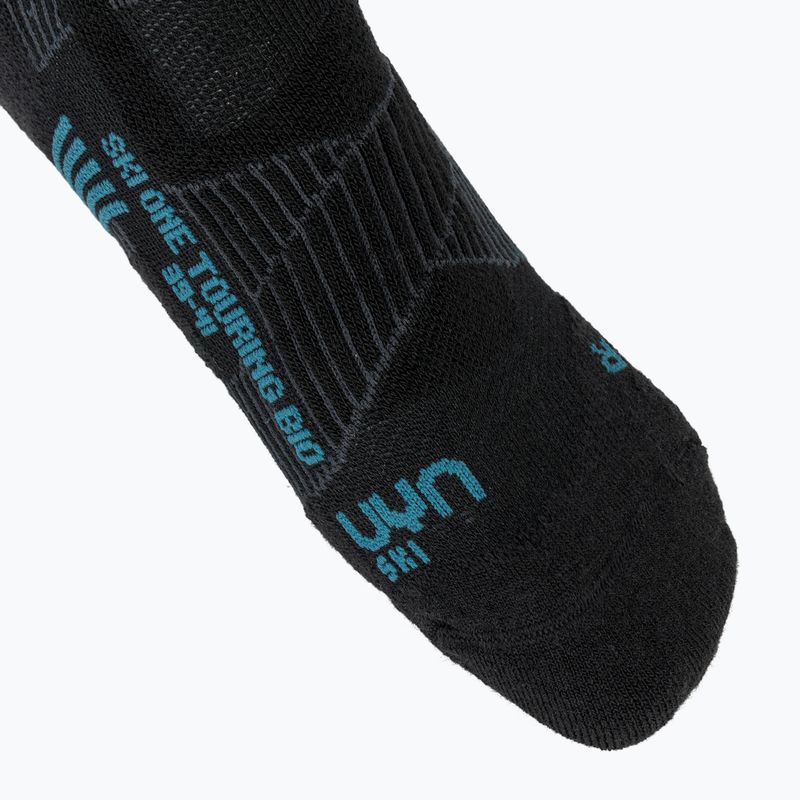 Шкарпетки гірськолижні чоловічі UYN Ski Touring One Bio black/blue 3
