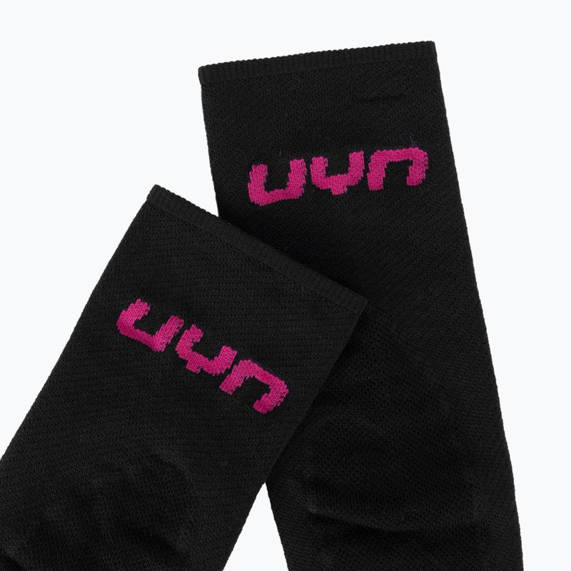 Шкарпетки гірськолижні жіночі UYN Ski Touring One Bio black/pink yarrow 4