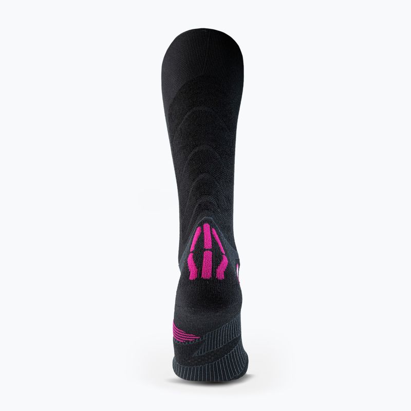 Шкарпетки гірськолижні жіночі UYN Ski Touring One Bio black/pink yarrow 3