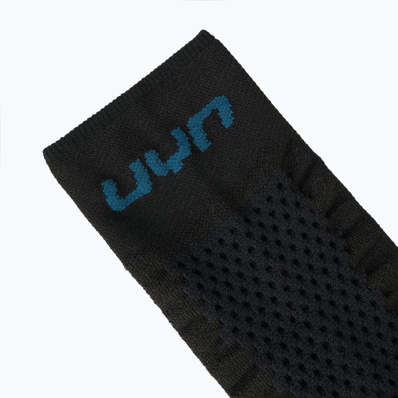 Чоловічі лижні шкарпетки UYN One Pure Snow чорний/синій 4