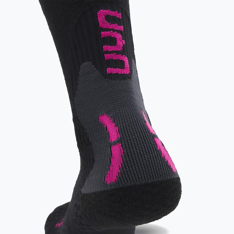 Шкарпетки гірськолижні жіночі UYN Ski One Alpine Merino black/pink 7