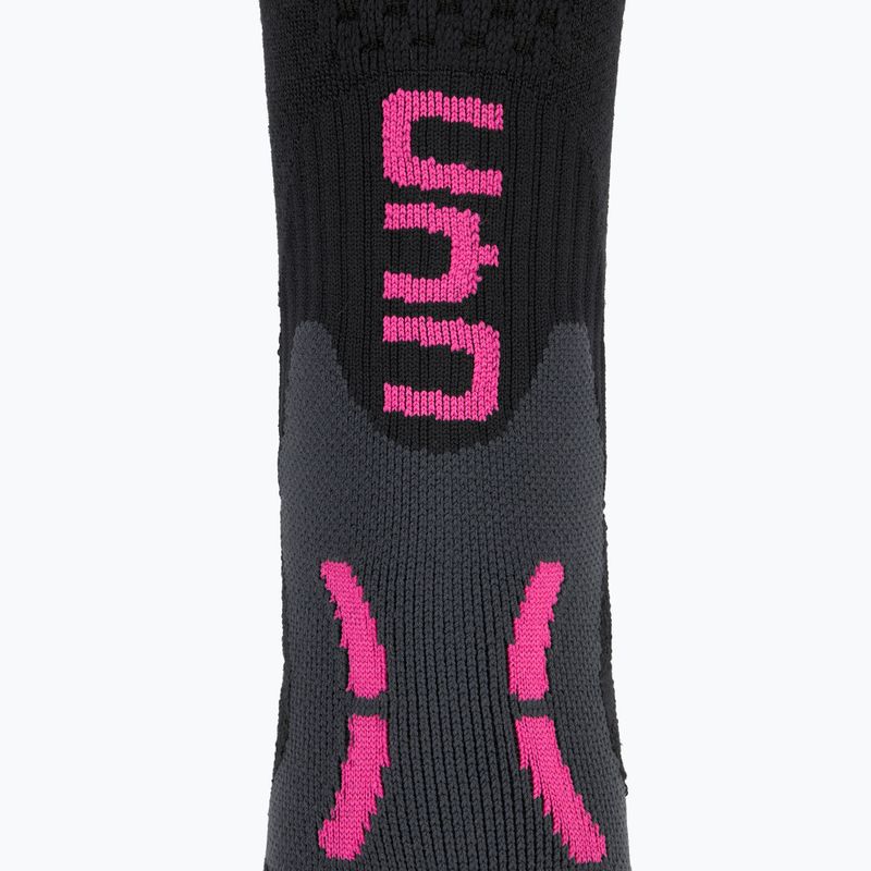 Шкарпетки гірськолижні жіночі UYN Ski One Alpine Merino black/pink 3