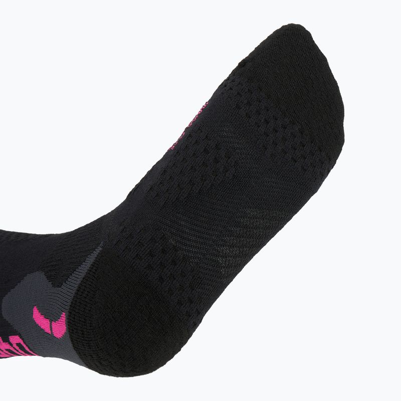 Шкарпетки гірськолижні жіночі UYN Ski One Alpine Merino black/pink 4