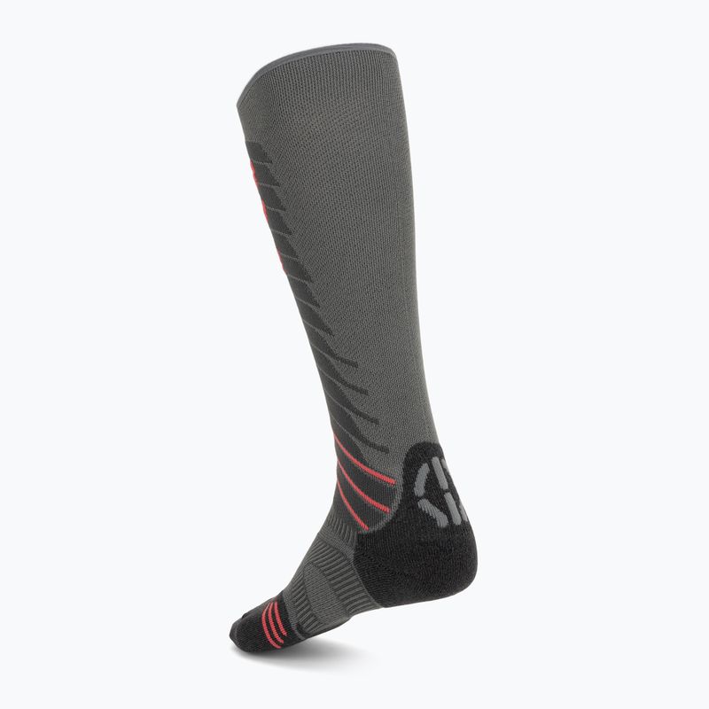 Шкарпетки лижні жіночі UYN Ski Evo Race One grey/pink 2