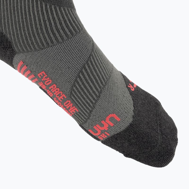 Шкарпетки лижні жіночі UYN Ski Evo Race One grey/pink 3