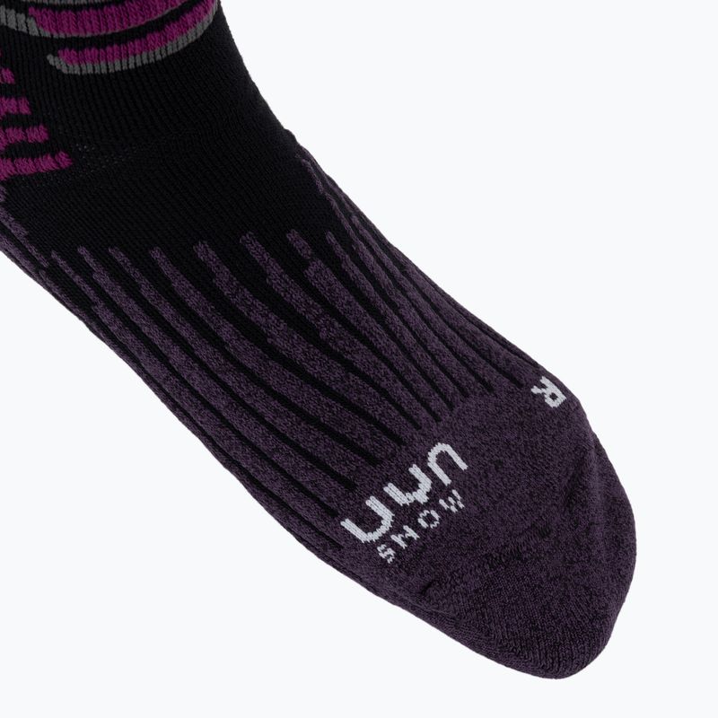 Шкарпетки для сноуборду жіночі UYN Ski Snowboard black/purple 3