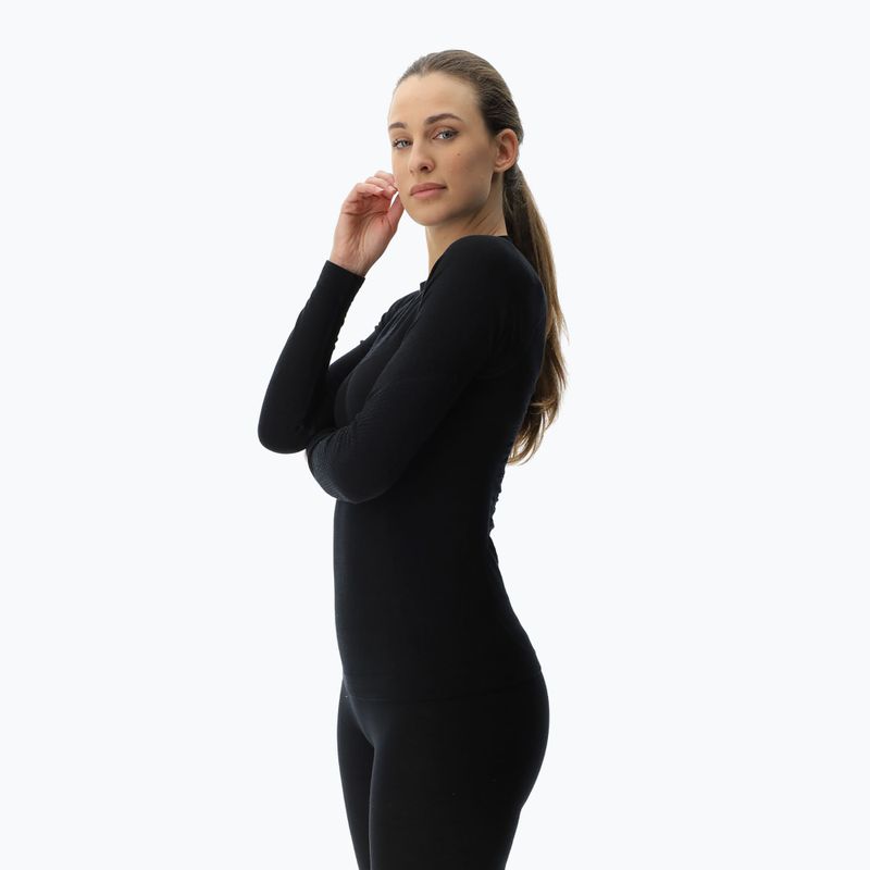 Кофта термоактивна жіноча UYN Fusyon Biotech np black 4
