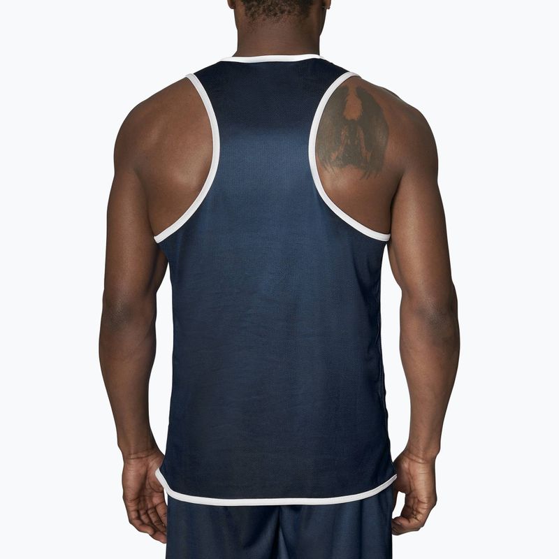 Майка тренувальна двостороння LEONE 1947 Double Face Boxing Singlet блакитно-червона AB214 2