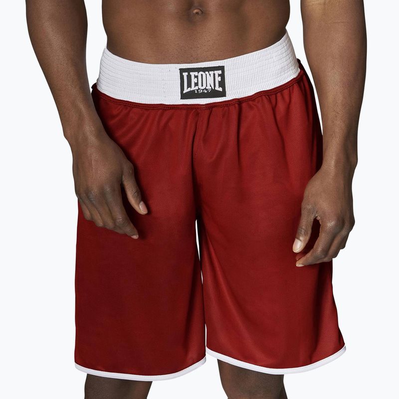 Шорти боксерські двосторонні чоловічі LEONE 1947 Double Face Boxing блакитно-червоні AB215 4
