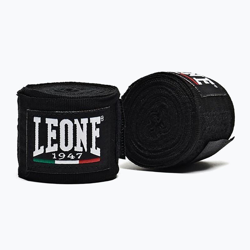 Боксерські бинти LEONE 1947 Hand Wraps 450 см чорний 4