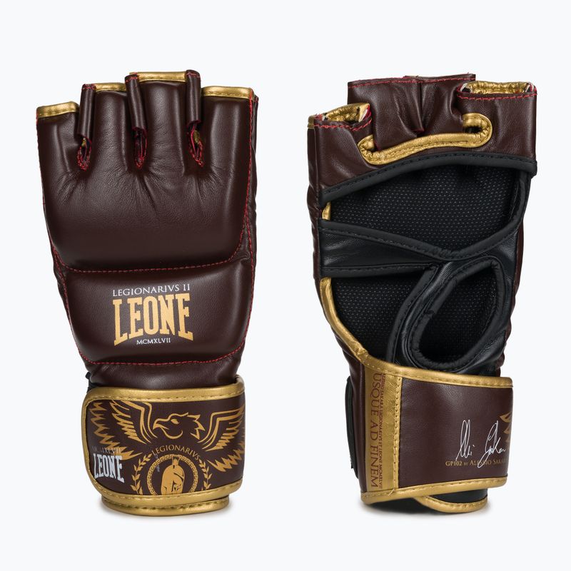 Грейплінгові рукавиці LEONE Legionarivs II MMA червоні GP102