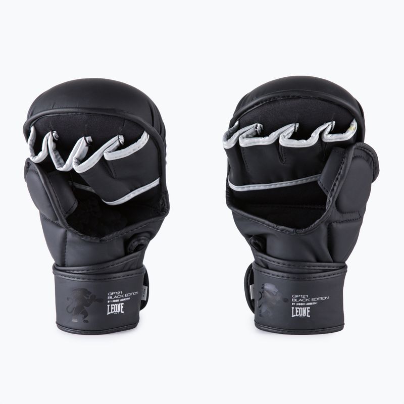 Рукавиці спарингові LEONE Black Edition MMA чорні GP1213 3