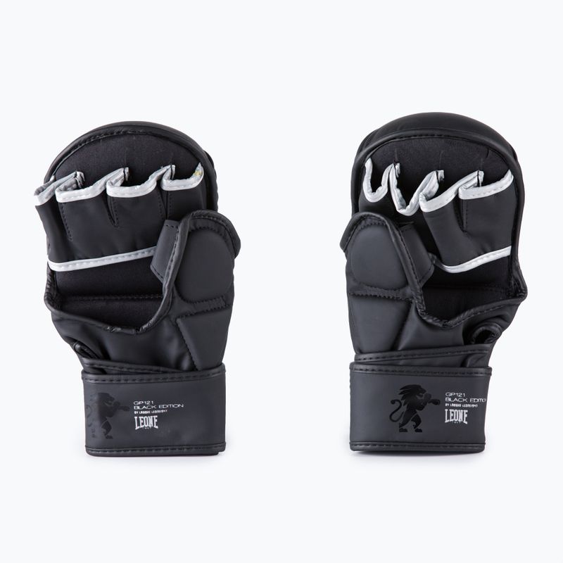 Рукавиці спарингові LEONE Black Edition MMA чорні GP1213 4