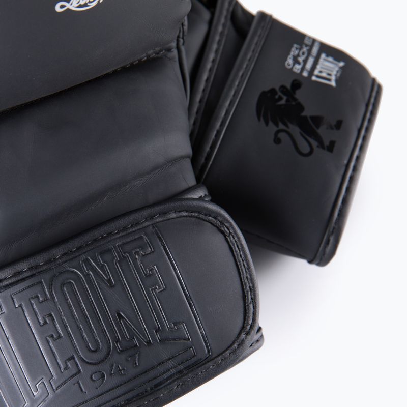 Рукавиці спарингові LEONE Black Edition MMA чорні GP1213 5
