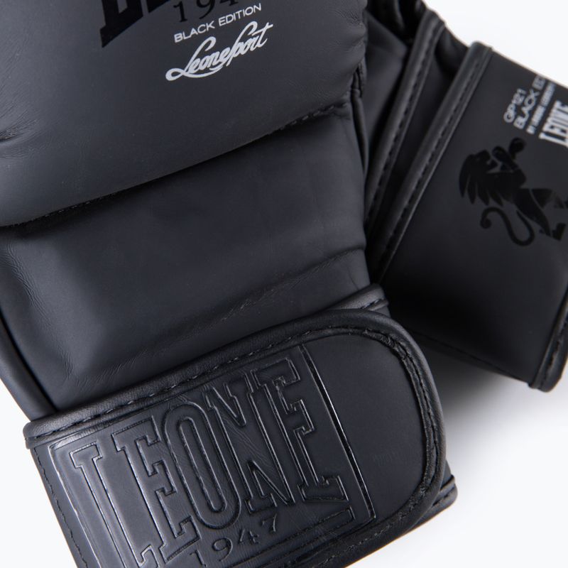 Рукавиці спарингові LEONE Black Edition MMA чорні GP1213 6