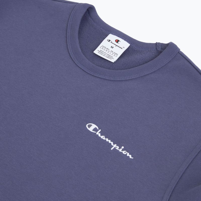 Кофта чоловіча Champion 221792 Crewneck Sweatshirt blue 3