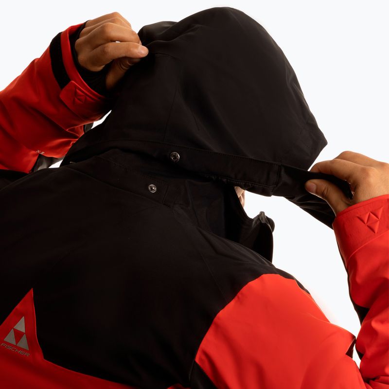 Куртка лижна чоловіча Fischer Cascade red 4