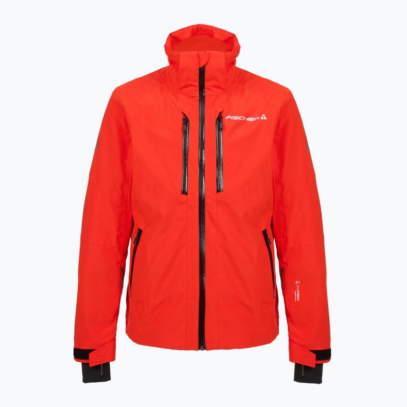 Куртка гірськолижна чоловіча Fischer Thor red 6