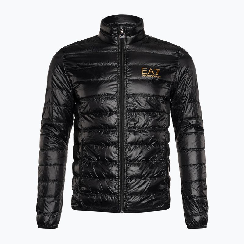 Чоловіча куртка з логотипом EA7 Emporio Armani Train Core ID Down Light чорного/золотого кольору 6