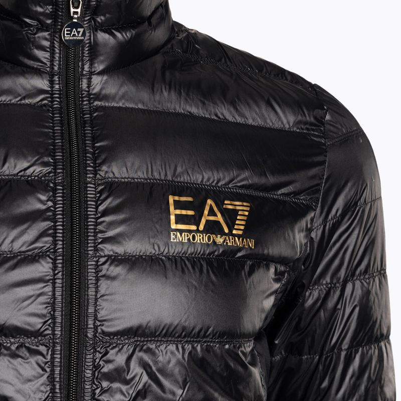 Чоловіча куртка з логотипом EA7 Emporio Armani Train Core ID Down Light чорного/золотого кольору 8