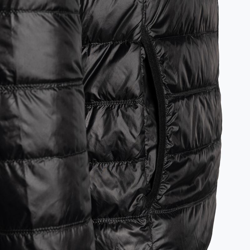 Чоловіча куртка з логотипом EA7 Emporio Armani Train Core ID Down Light Hoodie з капюшоном чорного/золотого кольору 10