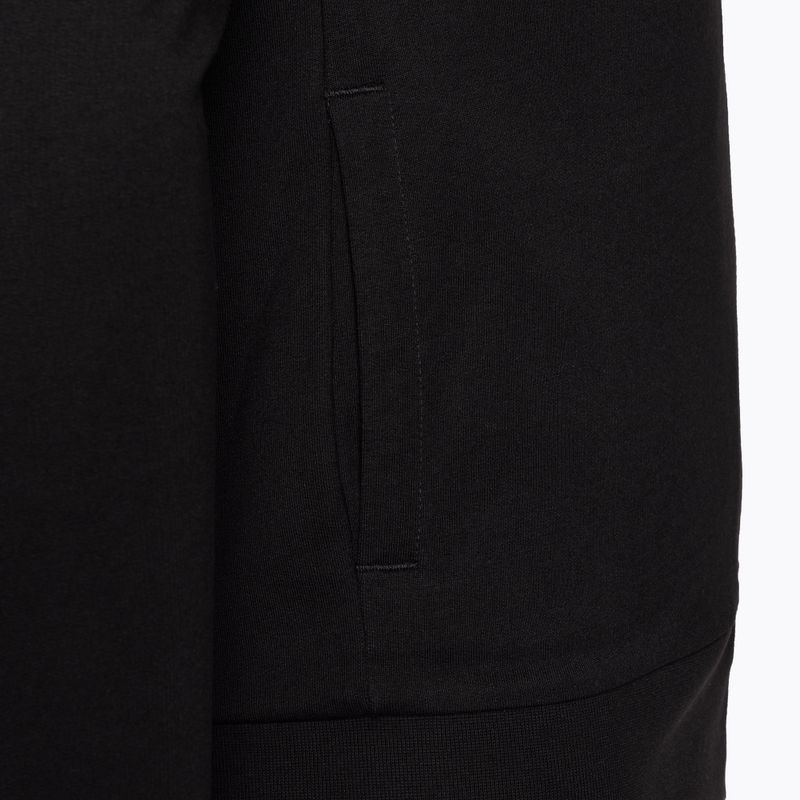 Чоловічий світшот EA7 Emporio Armani Train Core ID Hoodie FZ Coft чорний/золотий з логотипом 7