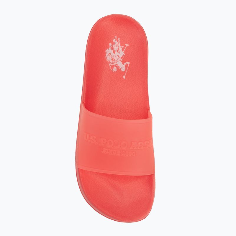Жіночі шльопанці U.S. Polo Assn. AMAMI009A кораловий 5