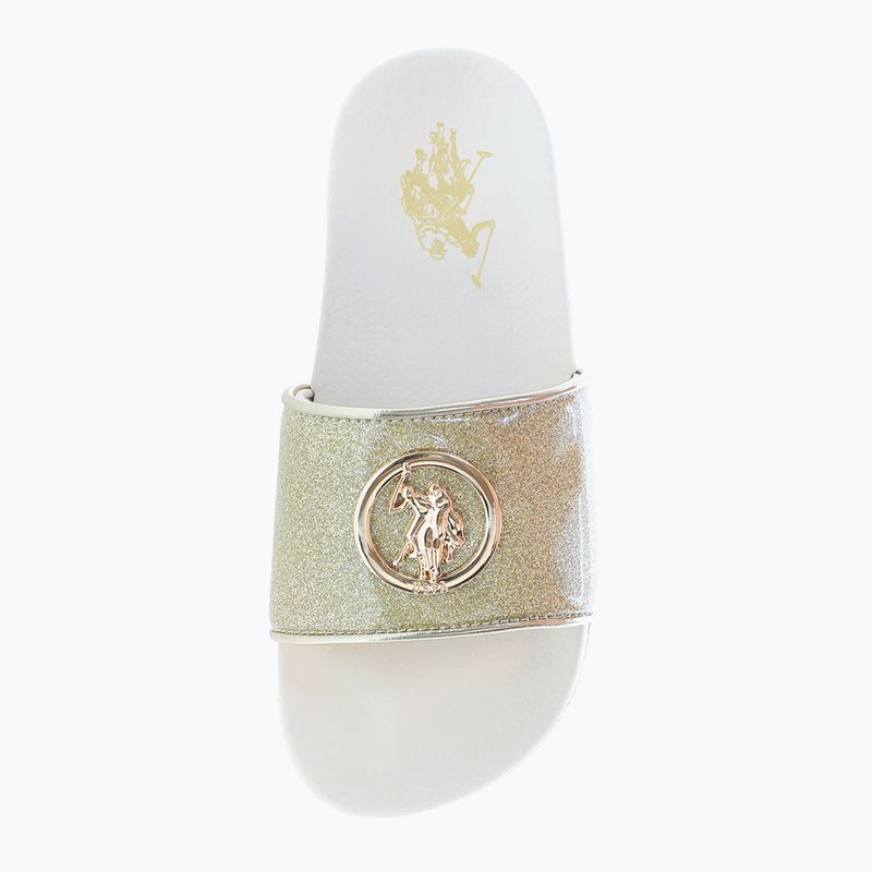 Шльопанці жіночі U.S. Polo Assn. IVY002A gold 2