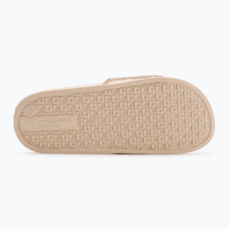 Шльопанці жіночі U.S. Polo Assn. IVY002A gold 4
