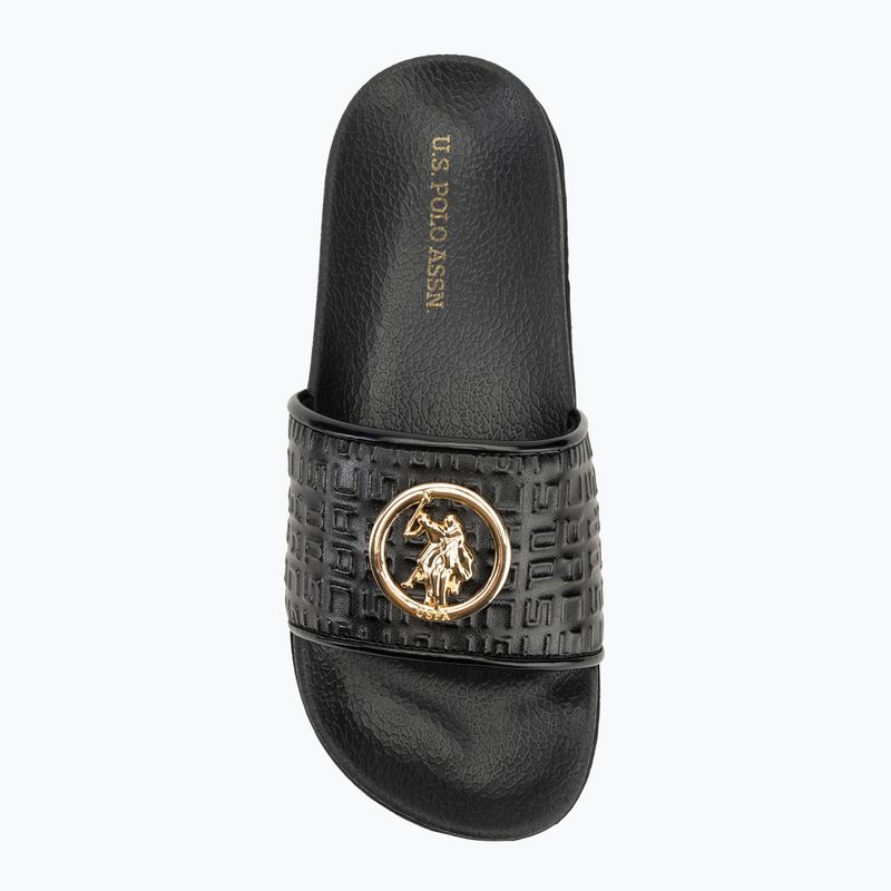 Жіночі шльопанці U.S.Polo Assn IVY002B чорні 5