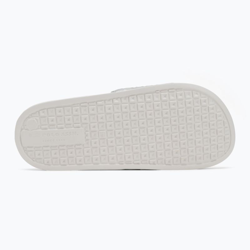 Жіночі шльопанці U.S.Polo Assn IVY002B сріблясті 4