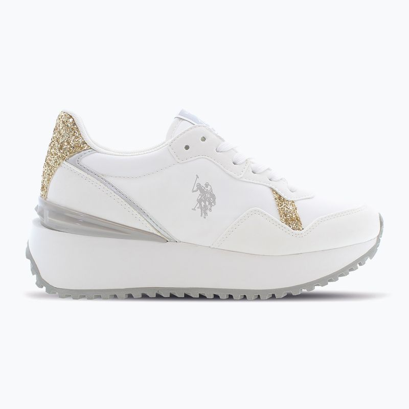Жіночі кросівки U.S. Polo Assn. BAYLE003C білий/золото 8