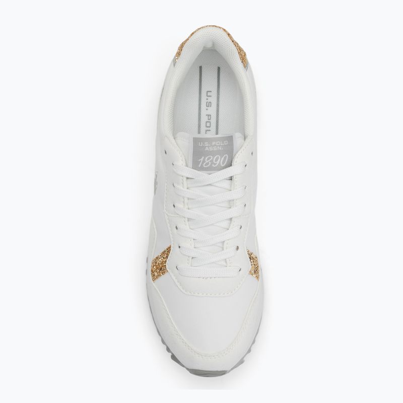 Жіночі кросівки U.S. Polo Assn. BAYLE003C білий/золото 5