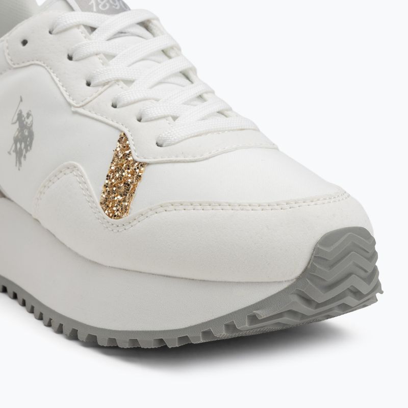 Жіночі кросівки U.S. Polo Assn. BAYLE003C білий/золото 7