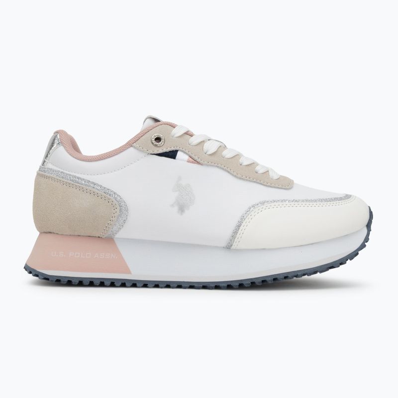 Кросівки жіночі U.S. Polo Assn. SACHA007 white/pink 2