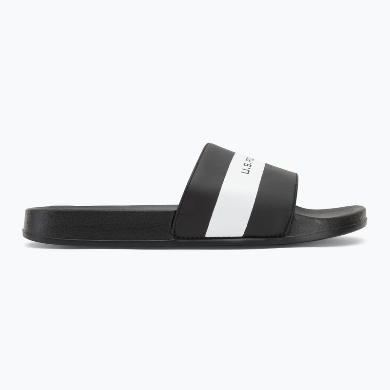Шльопанці чоловічі U.S. Polo Assn. SKYE002 black/white 2