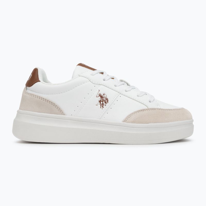 Кросівки чоловічі U.S. Polo Assn. CODY003B white/light brown 2