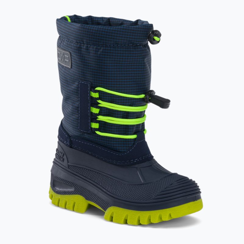 Черевики зимові дитячі CMP Ahto Snowboots синьо-жовті 3Q49574K/N950