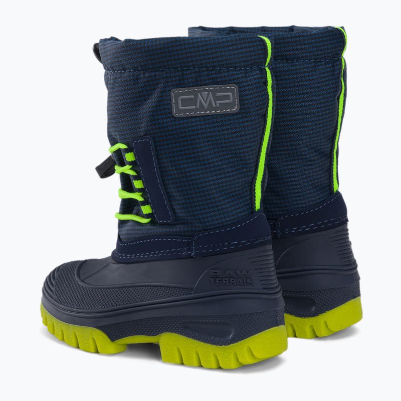 Черевики зимові дитячі CMP Ahto Snowboots синьо-жовті 3Q49574K/N950 3