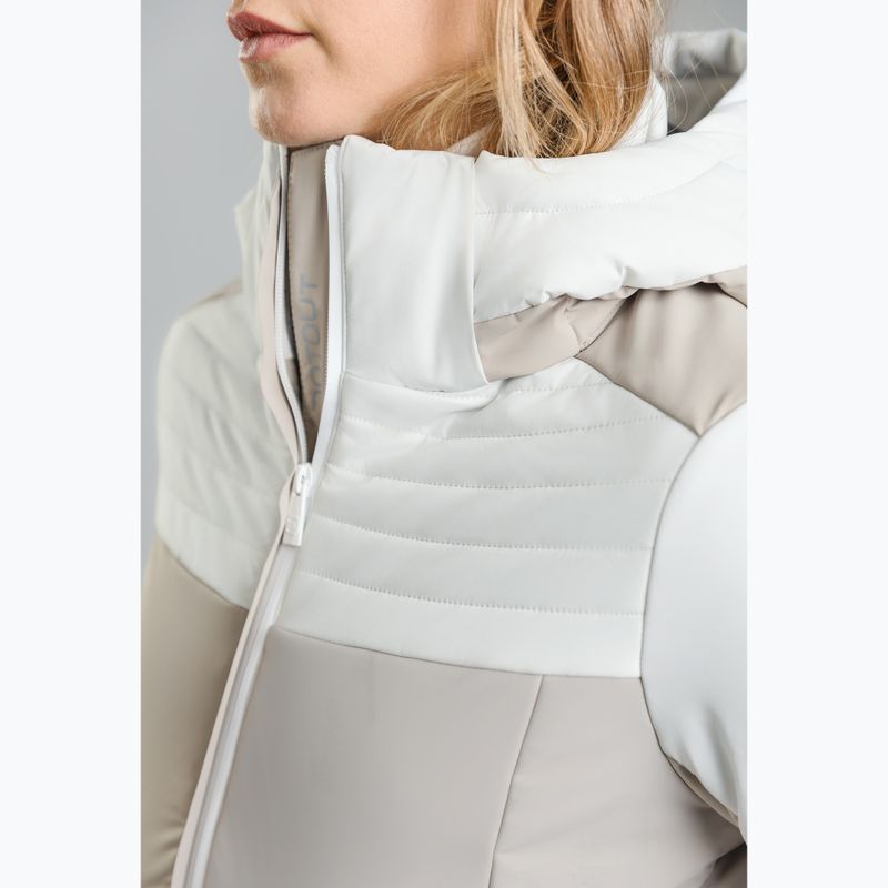 Жіноча лижна куртка DOTOUT Flow crockery/barely blue 4