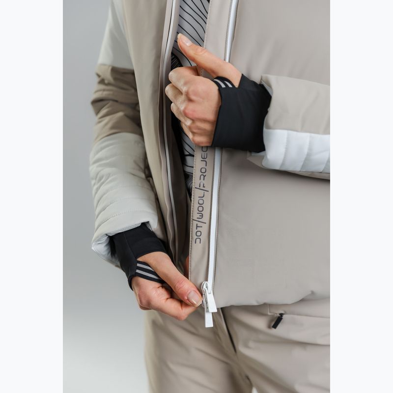 Жіноча лижна куртка DOTOUT Flow crockery/barely blue 6