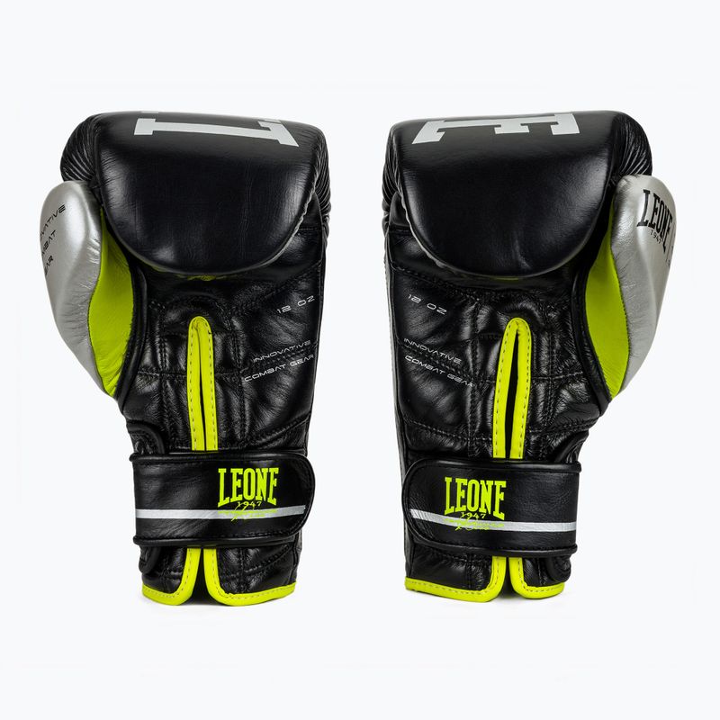 Рукавиці боксерські LEONE 1947 Revo Performance Fluo black 3