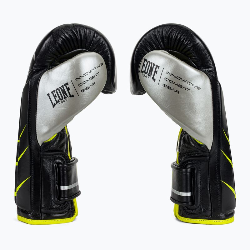 Рукавиці боксерські LEONE 1947 Revo Performance Fluo black 4