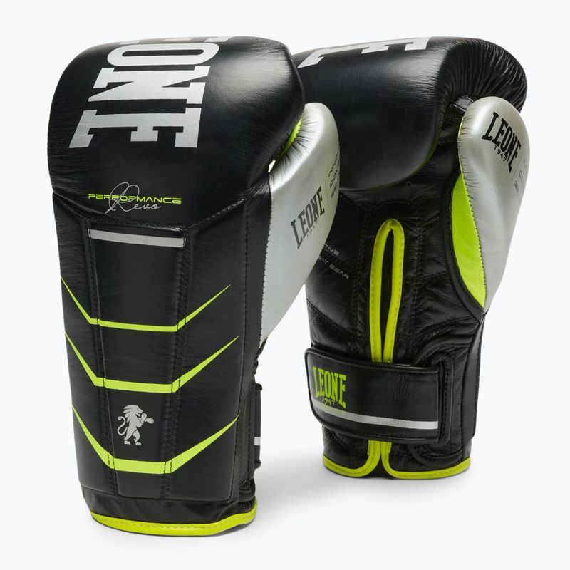 Рукавиці боксерські LEONE 1947 Revo Performance Fluo black