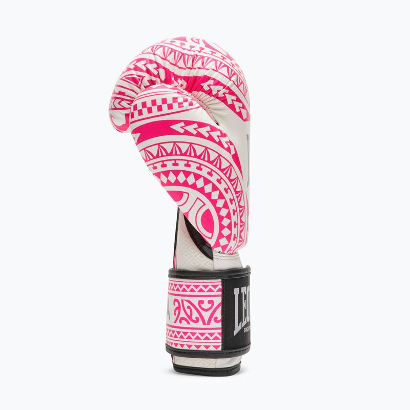 Боксерські рукавиці LEONE 1947 Haka bianco/white 5