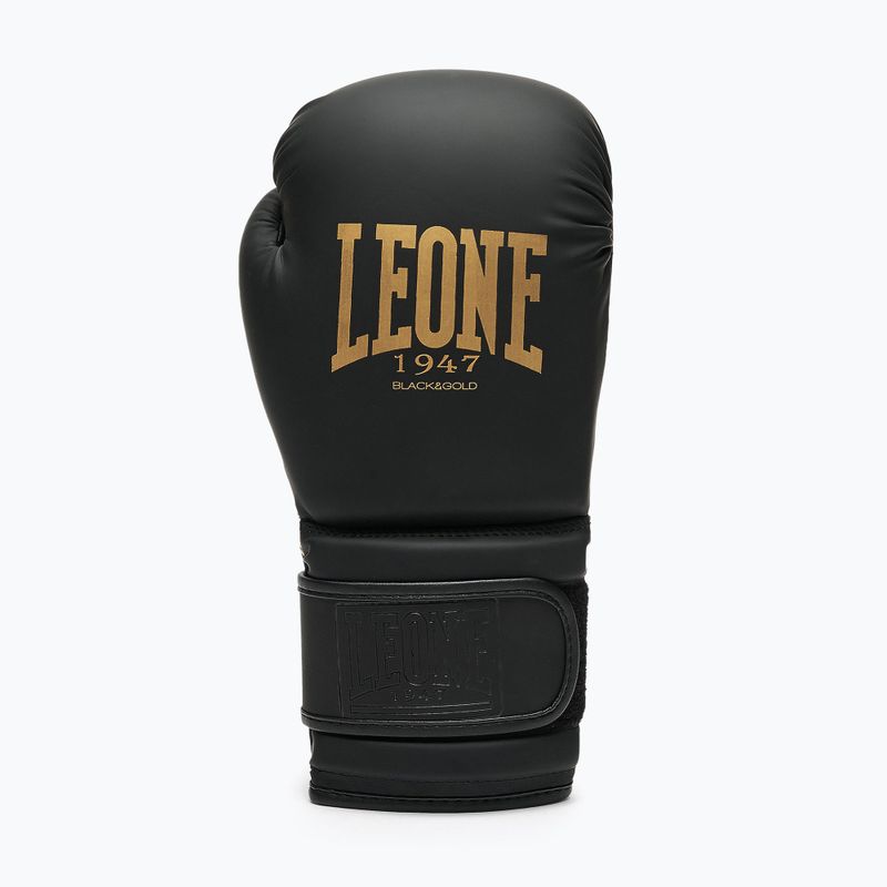 Рукавиці боксерські LEONE 1947 Idol black/gold 3