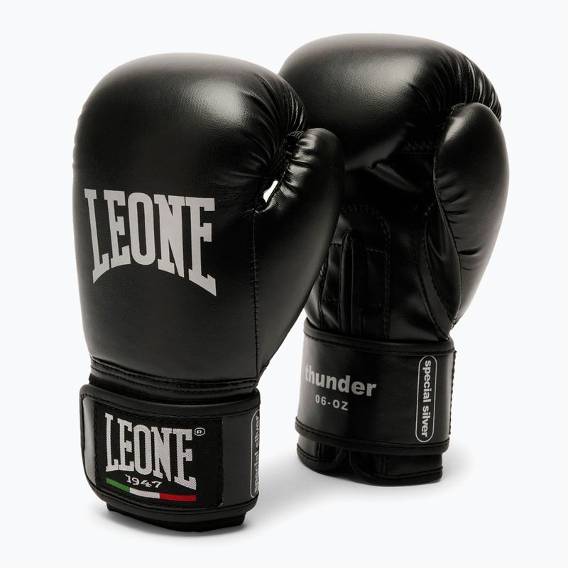 Рукавиці боксерські дитячі LEONE 1947 Thunder Jr black